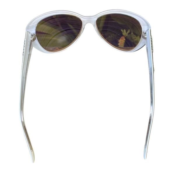 JUDITH LEIBER HEMATITE JL1686 Iridescent Gold Mirrored Jewel Crystal Sunglasses main image 8